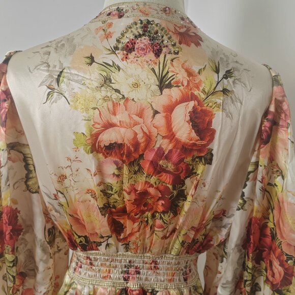 CAMILLA Meet me at the majestic long button front dress - Picture 13 of 15